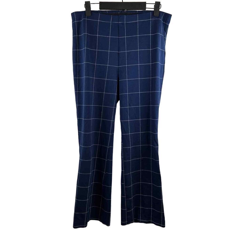Crosby Women's Blue w/white trim Work Pants Size Large